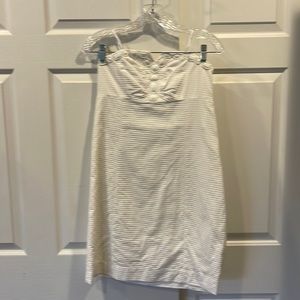 Lilly Pulitzer white strapless dress sz 4. Perfect condition.